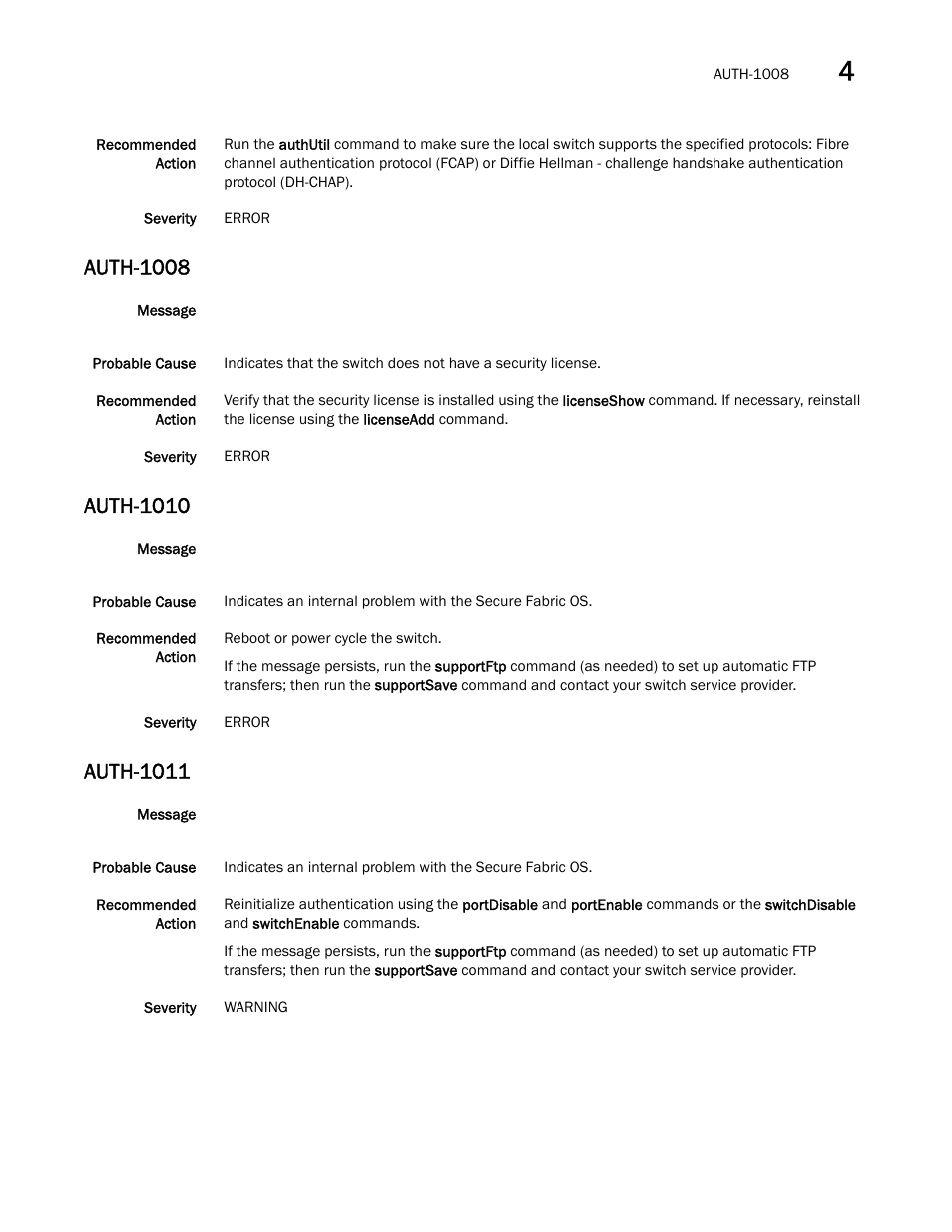 Auth-1008, Auth-1010, Auth-1011 | Dell POWEREDGE M1000E User Manual | Page 117 / 842
