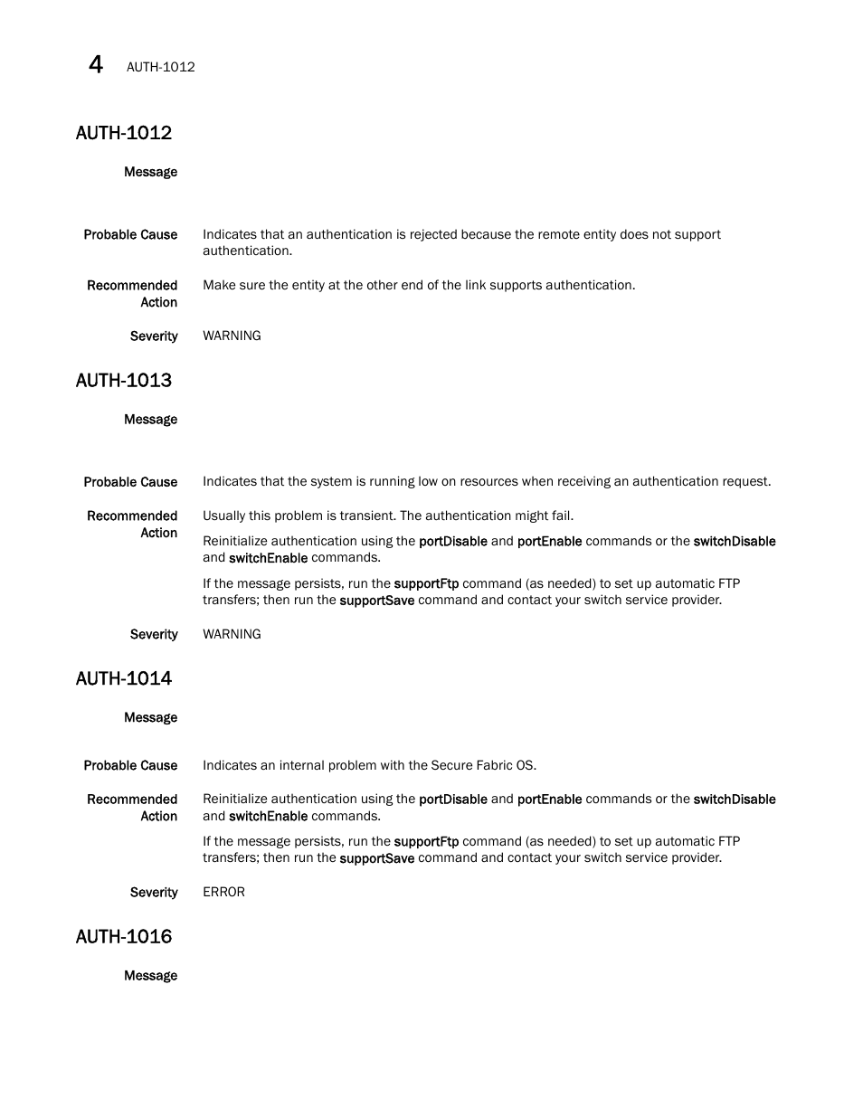 Auth-1012, Auth-1013, Auth-1014 | Auth-1016 | Dell POWEREDGE M1000E User Manual | Page 118 / 842