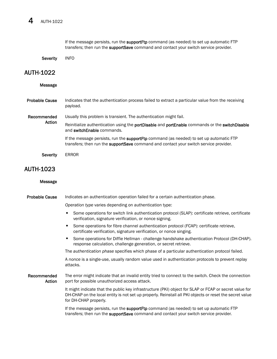 Auth-1022, Auth-1023 | Dell POWEREDGE M1000E User Manual | Page 120 / 842