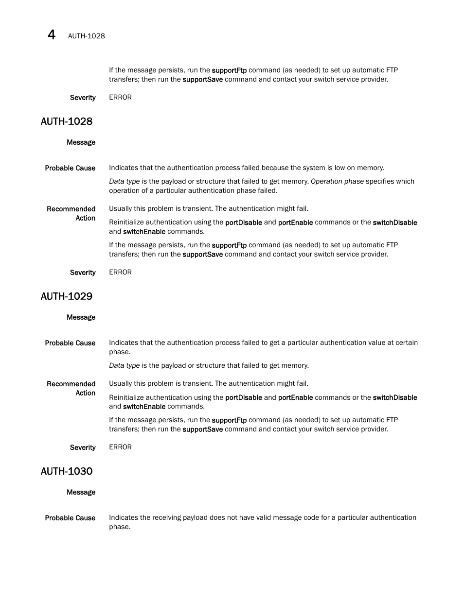 Auth-1028, Auth-1029, Auth-1030 | Dell POWEREDGE M1000E User Manual | Page 122 / 842
