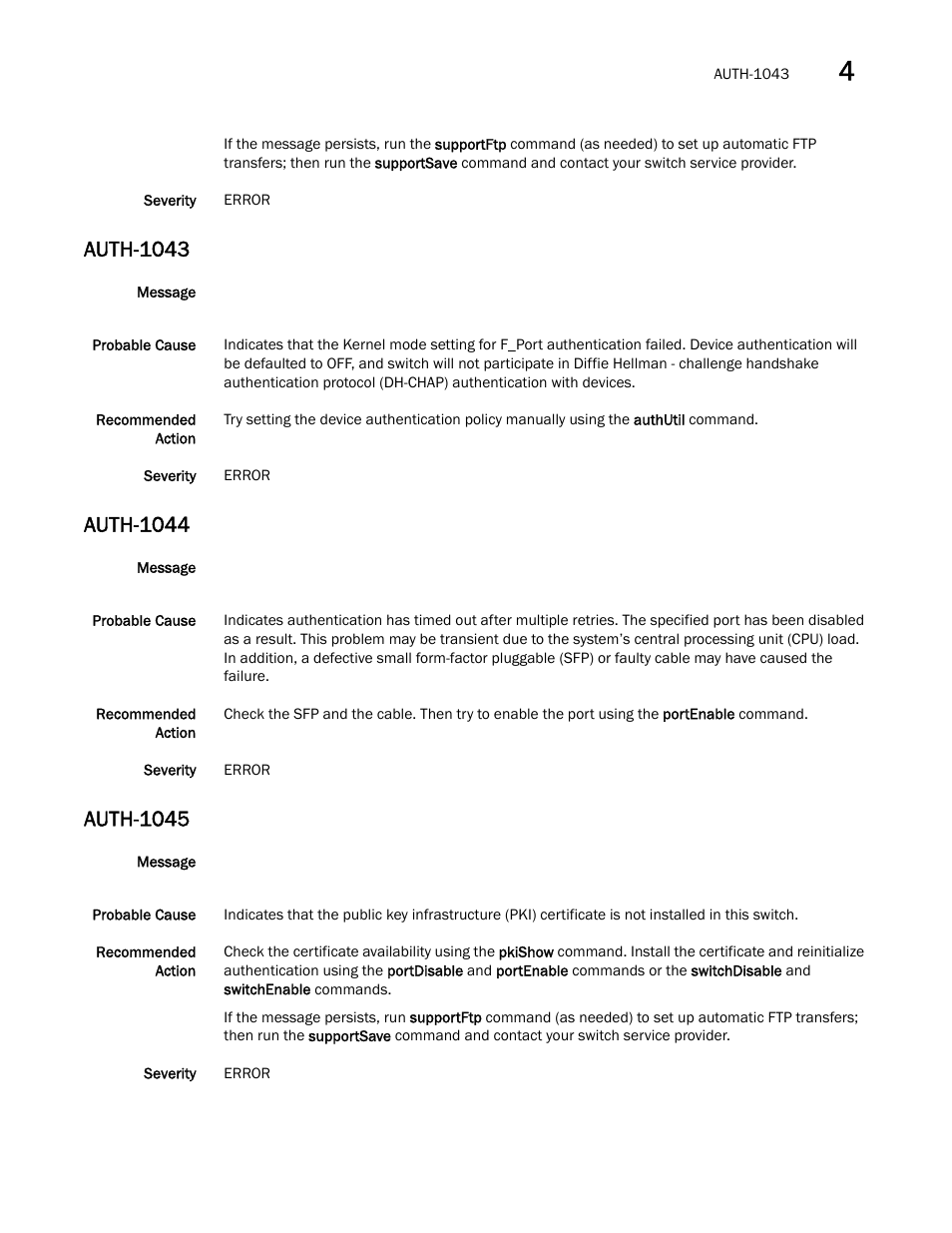 Auth-1043, Auth-1044, Auth-1045 | Dell POWEREDGE M1000E User Manual | Page 127 / 842
