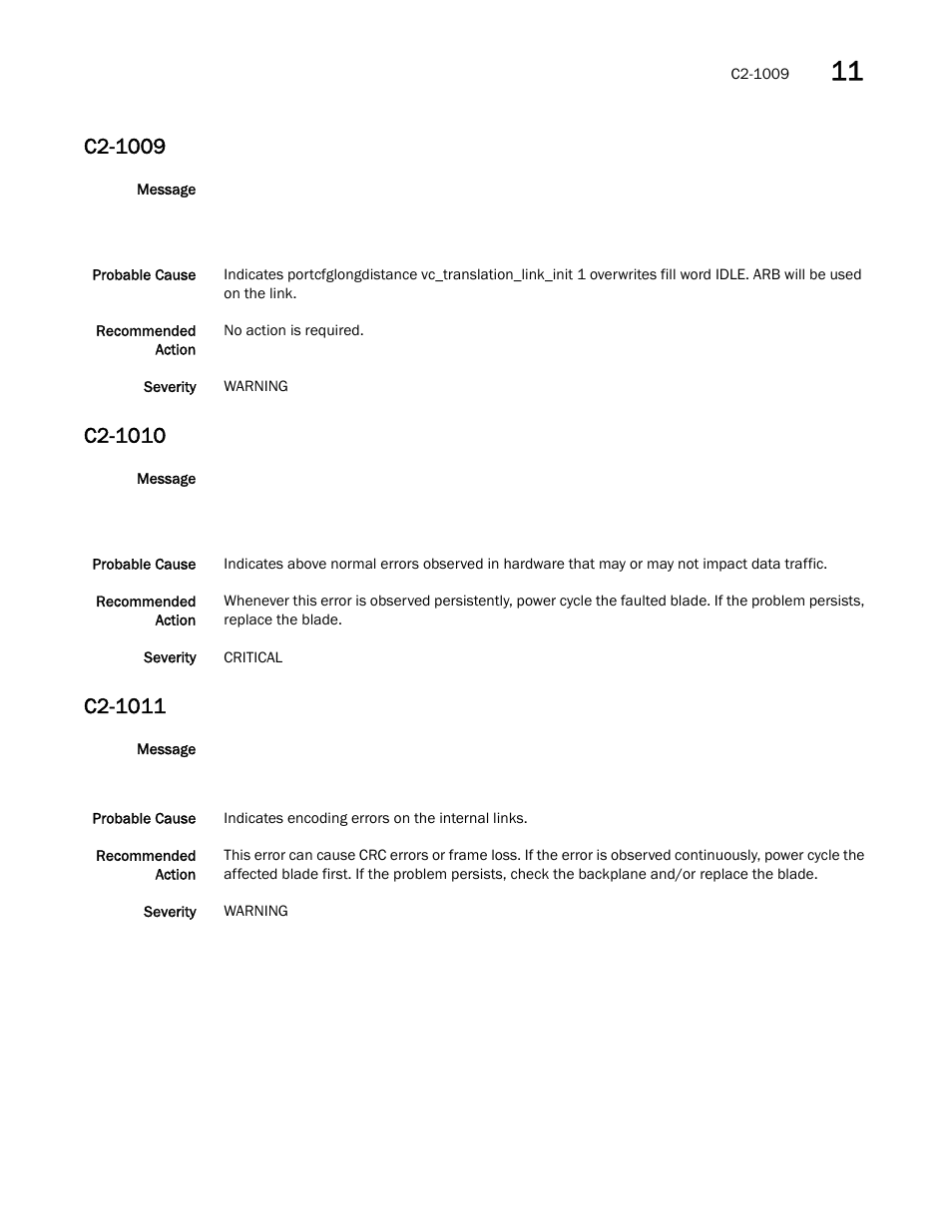 C2-1009, C2-1010, C2-1011 | Dell POWEREDGE M1000E User Manual | Page 161 / 842