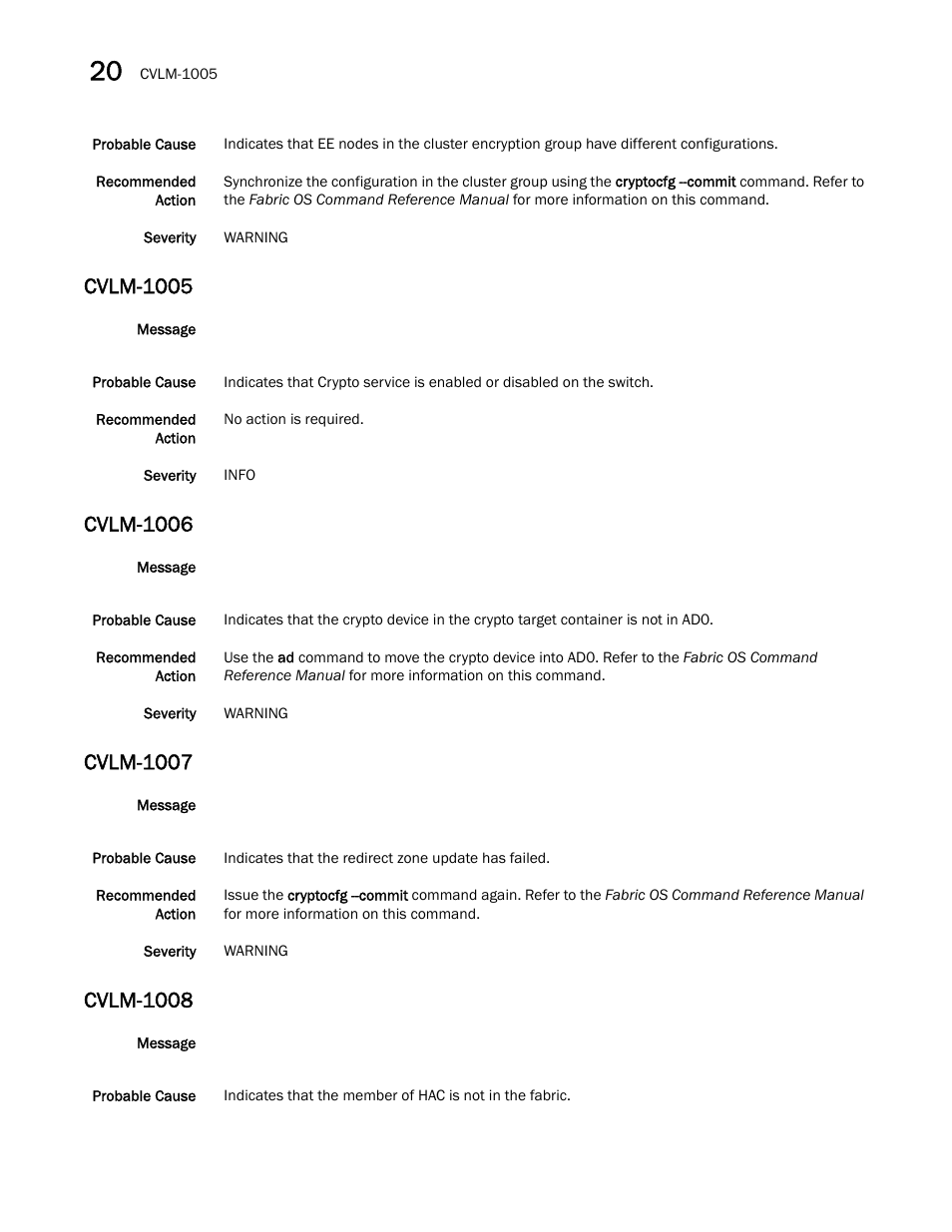 Cvlm-1005, Cvlm-1006, Cvlm-1007 | Cvlm-1008 | Dell POWEREDGE M1000E User Manual | Page 210 / 842