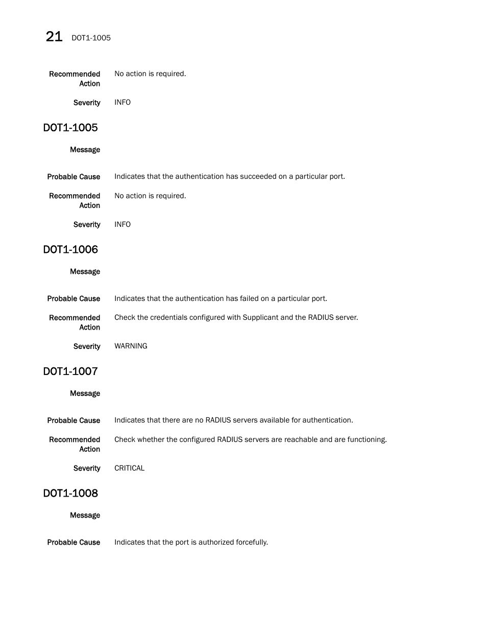 Dot1-1005, Dot1-1006, Dot1-1007 | Dot1-1008 | Dell POWEREDGE M1000E User Manual | Page 222 / 842