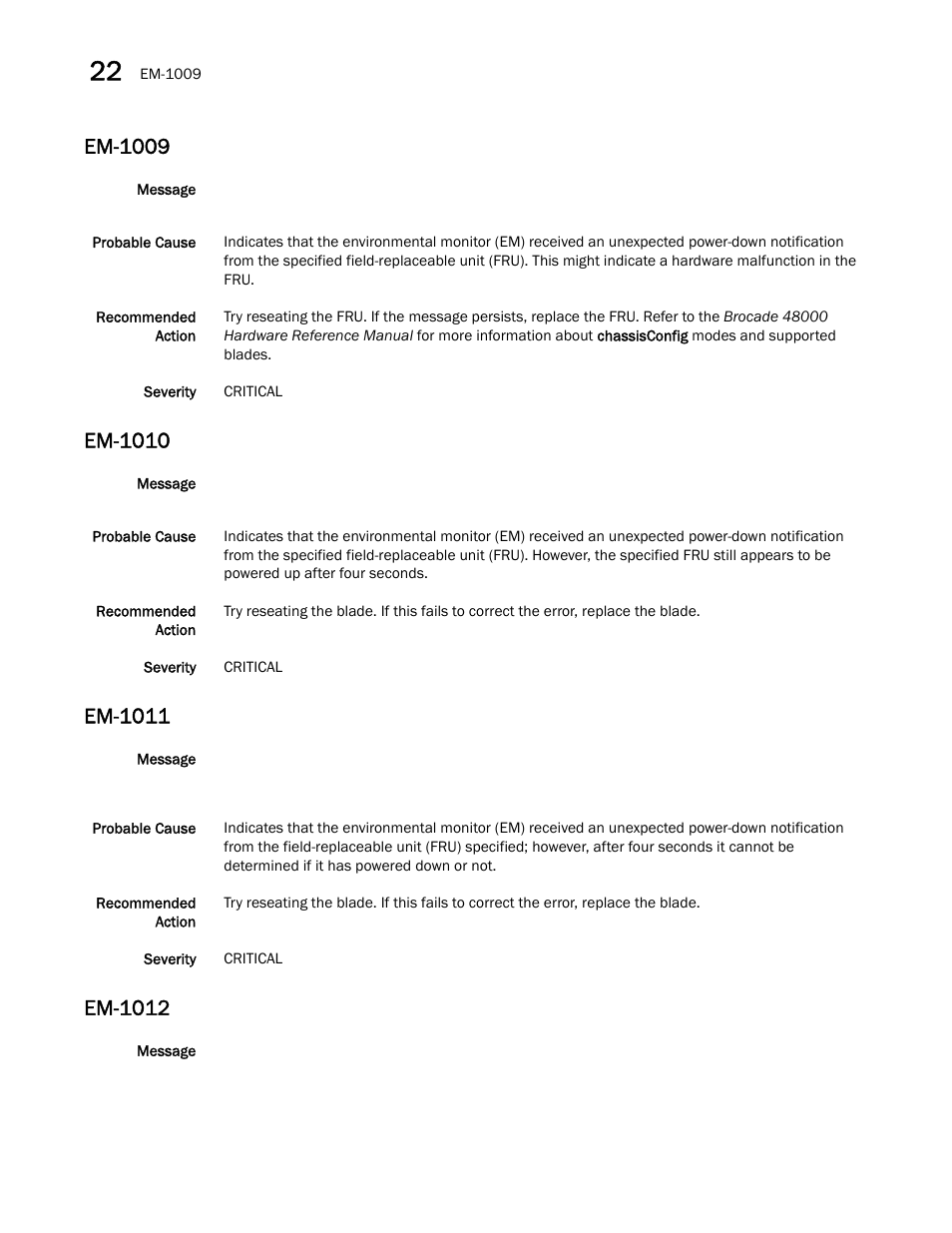 Em-1009, Em-1010, Em-1011 | Em-1012 | Dell POWEREDGE M1000E User Manual | Page 228 / 842