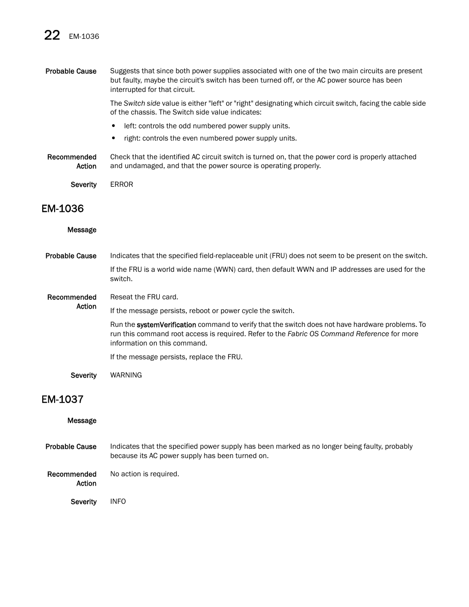 Em-1036, Em-1037 | Dell POWEREDGE M1000E User Manual | Page 234 / 842