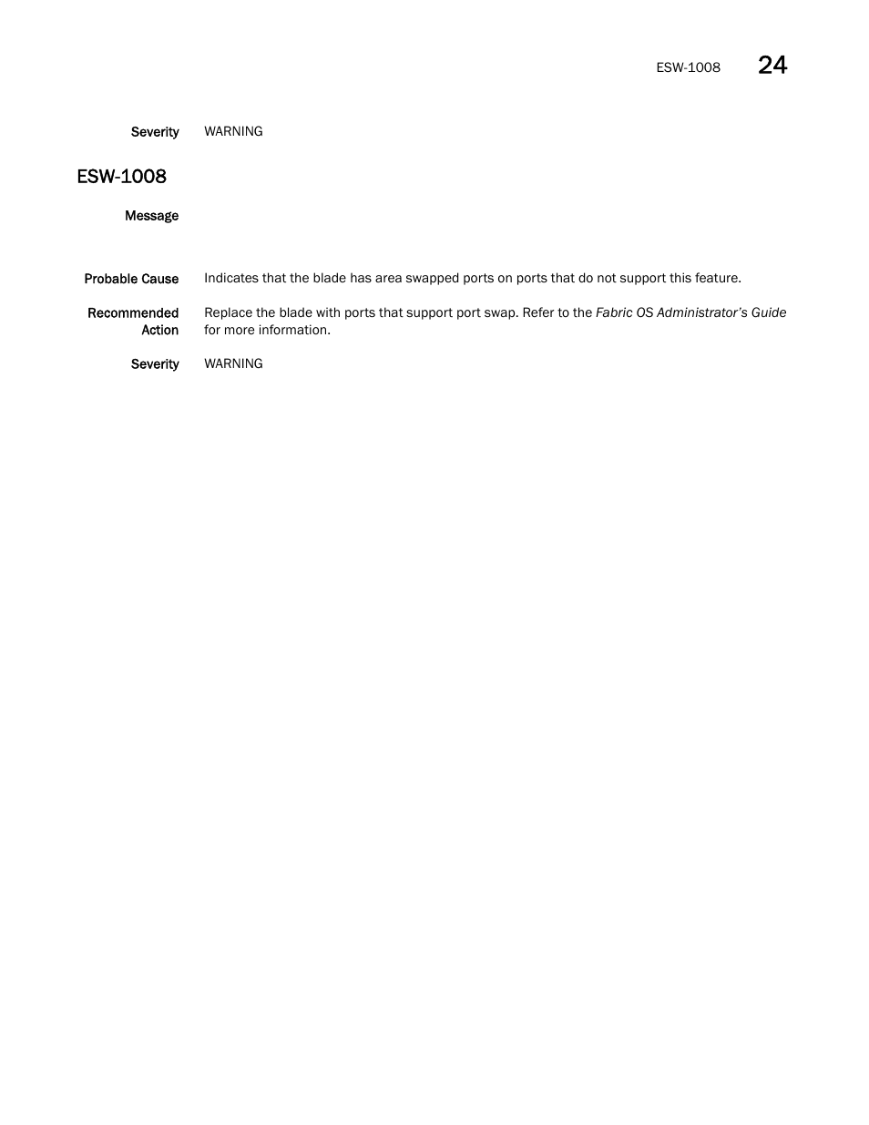 Esw-1008 | Dell POWEREDGE M1000E User Manual | Page 247 / 842