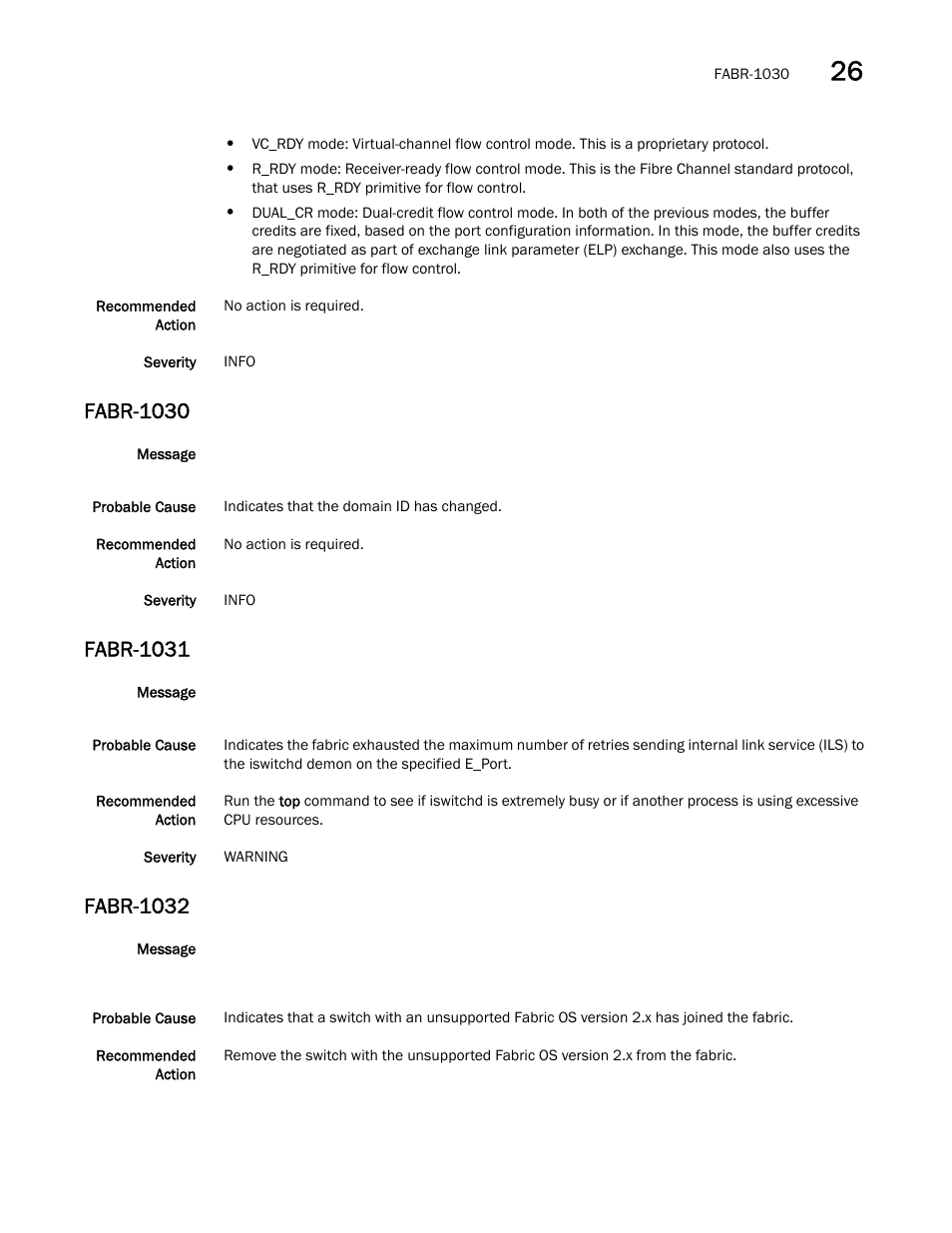 Fabr-1030, Fabr-1031, Fabr-1032 | Dell POWEREDGE M1000E User Manual | Page 259 / 842