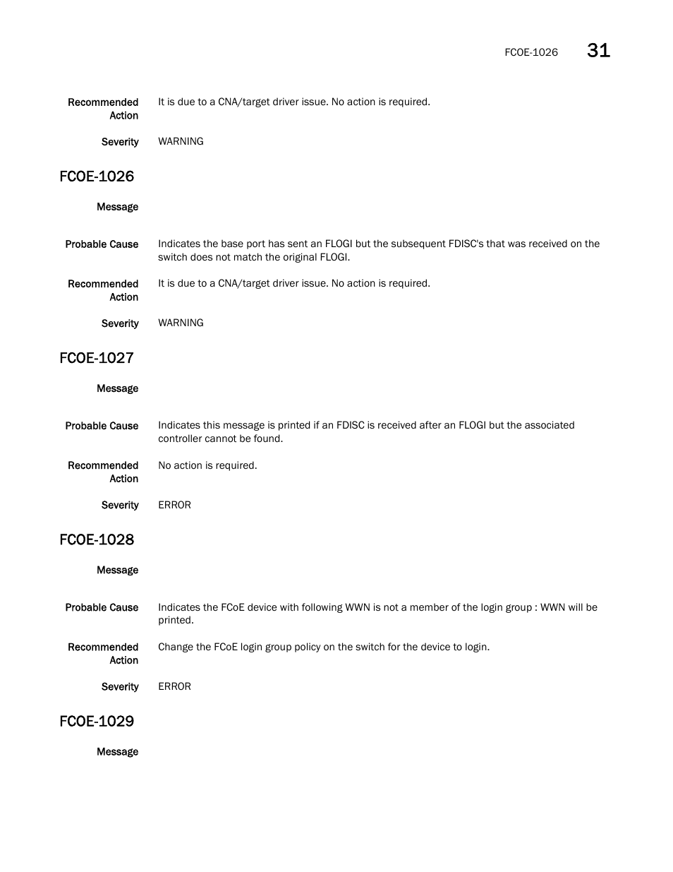 Fcoe-1026, Fcoe-1027, Fcoe-1028 | Fcoe-1029 | Dell POWEREDGE M1000E User Manual | Page 283 / 842