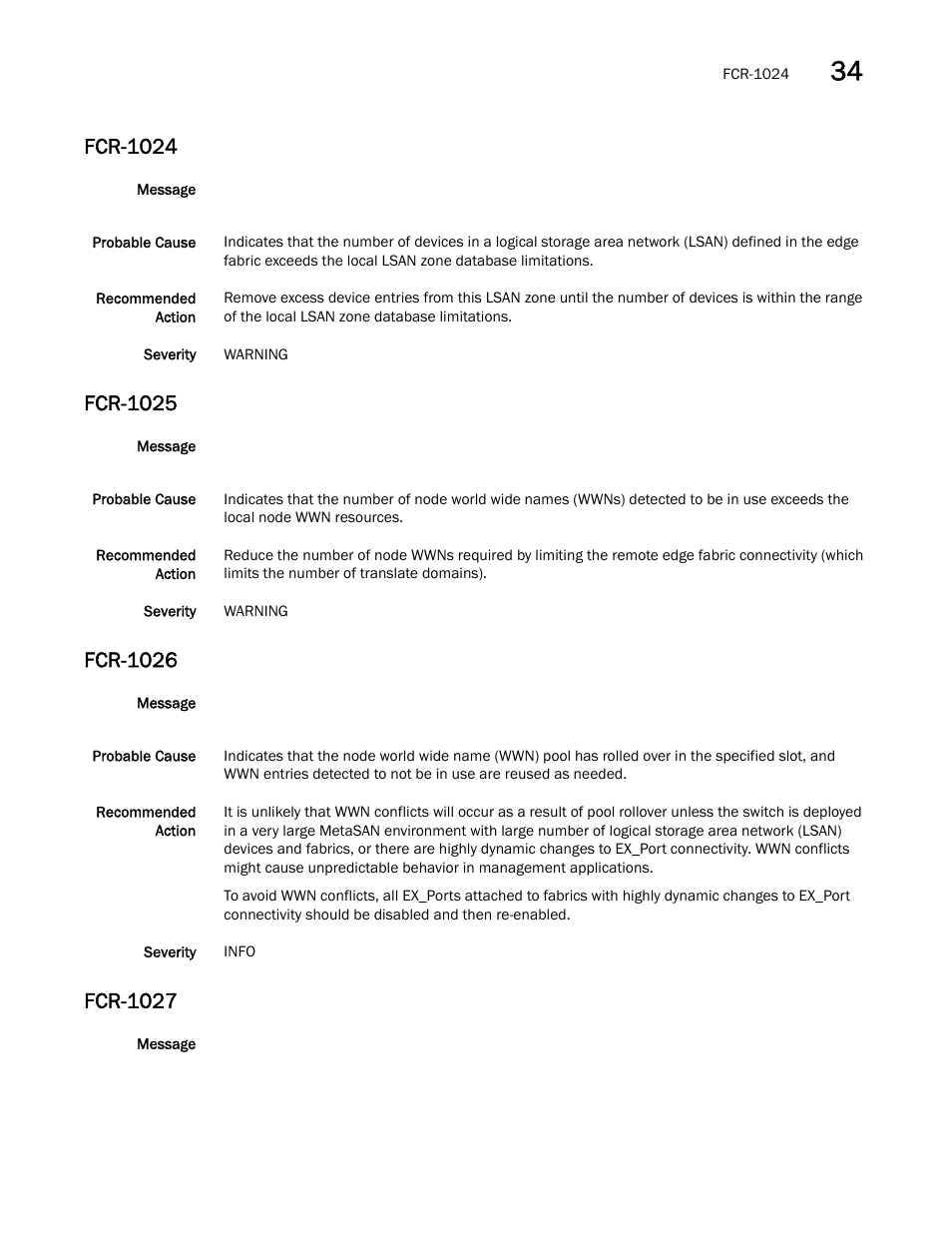 Fcr-1024, Fcr-1025, Fcr-1026 | Fcr-1027 | Dell POWEREDGE M1000E User Manual | Page 297 / 842