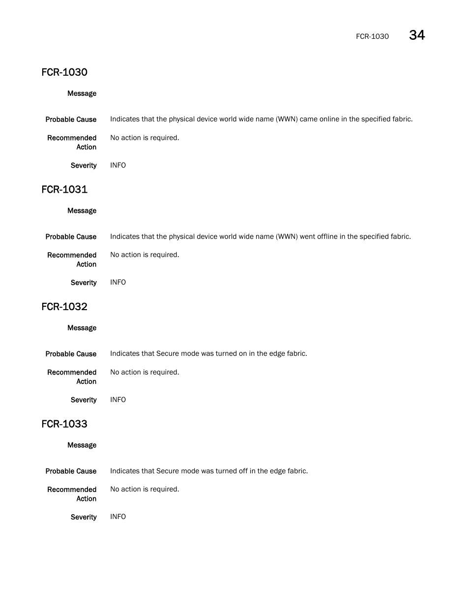 Fcr-1030, Fcr-1031, Fcr-1032 | Fcr-1033 | Dell POWEREDGE M1000E User Manual | Page 299 / 842