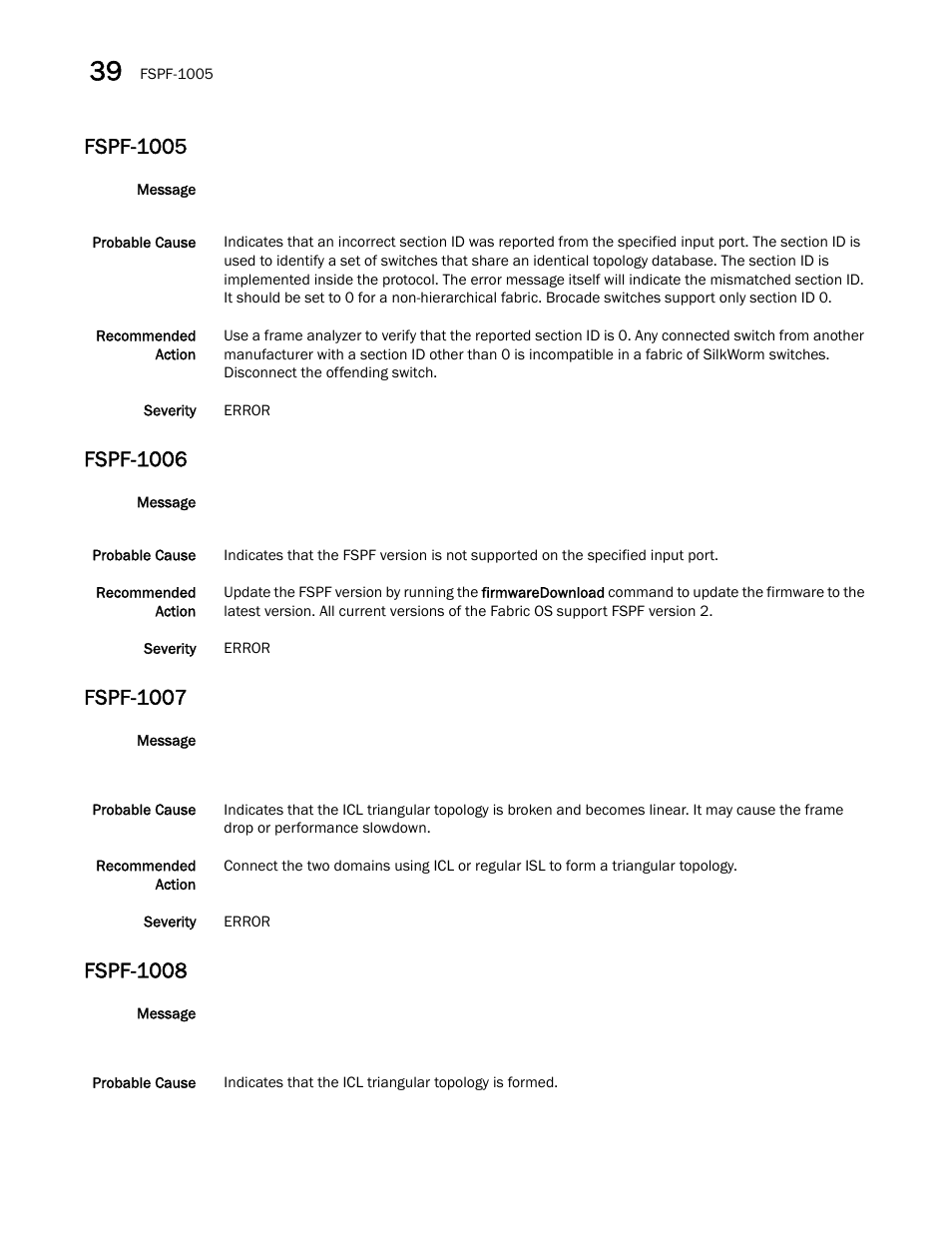Fspf-1005, Fspf-1006, Fspf-1007 | Fspf-1008 | Dell POWEREDGE M1000E User Manual | Page 354 / 842