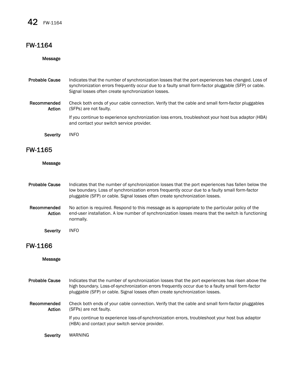Fw-1164, Fw-1165, Fw-1166 | Dell POWEREDGE M1000E User Manual | Page 382 / 842