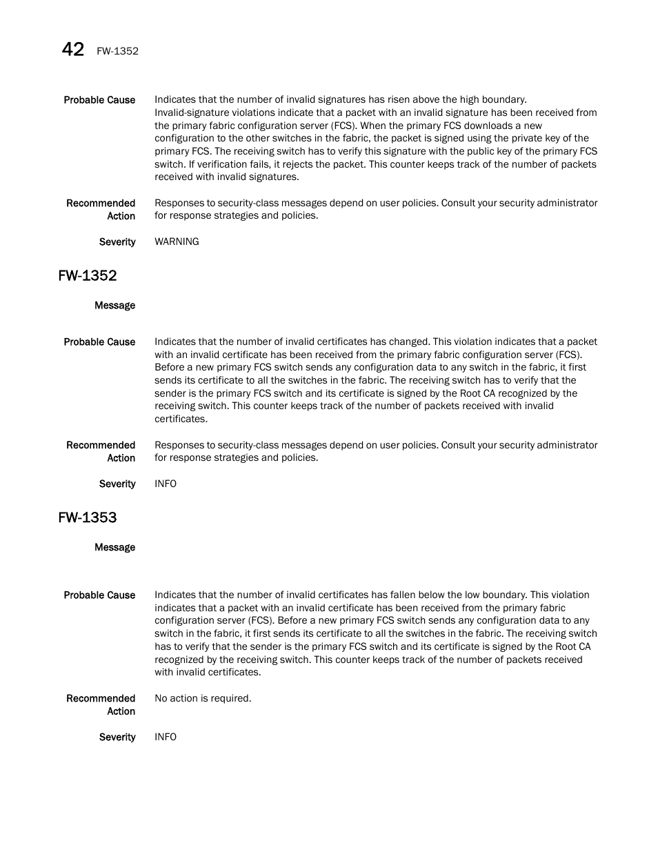 Fw-1352, Fw-1353 | Dell POWEREDGE M1000E User Manual | Page 406 / 842