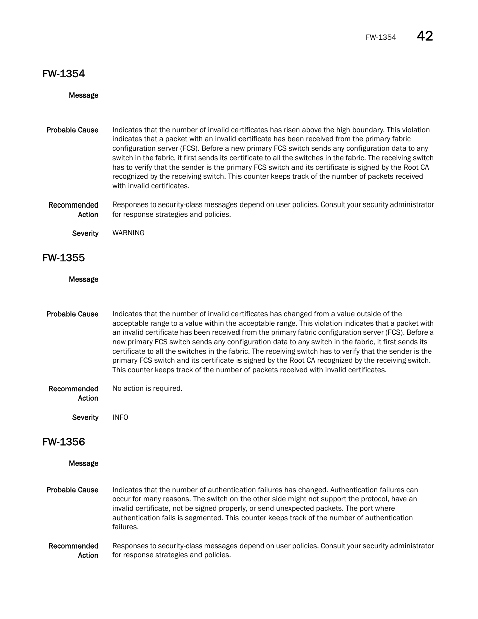 Fw-1354, Fw-1355, Fw-1356 | Dell POWEREDGE M1000E User Manual | Page 407 / 842