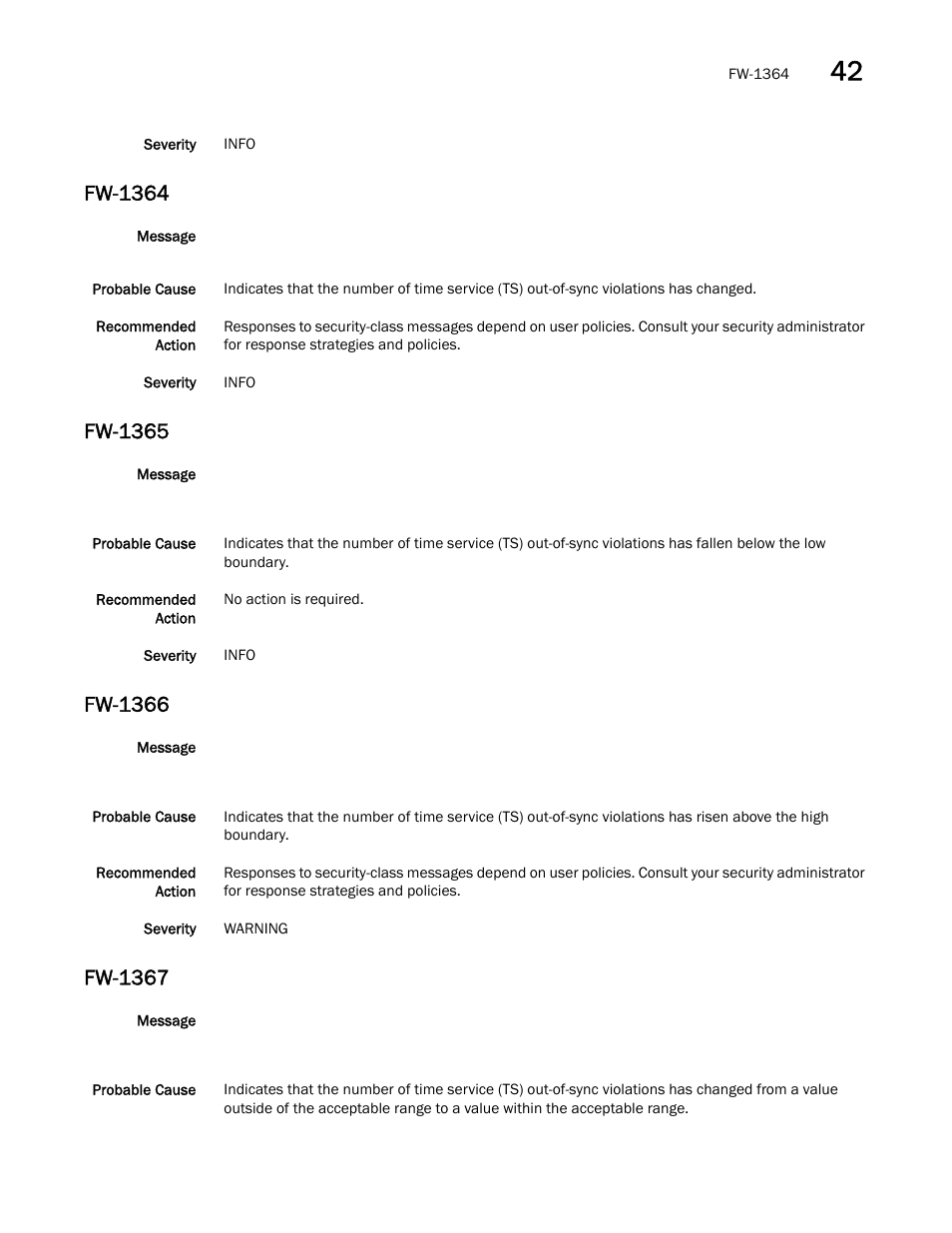 Fw-1364, Fw-1365, Fw-1366 | Fw-1367 | Dell POWEREDGE M1000E User Manual | Page 409 / 842