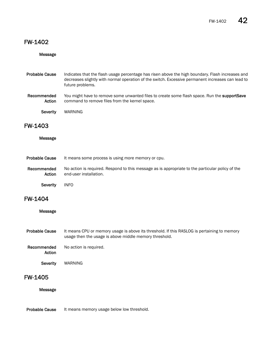 Fw-1402, Fw-1403, Fw-1404 | Fw-1405 | Dell POWEREDGE M1000E User Manual | Page 415 / 842