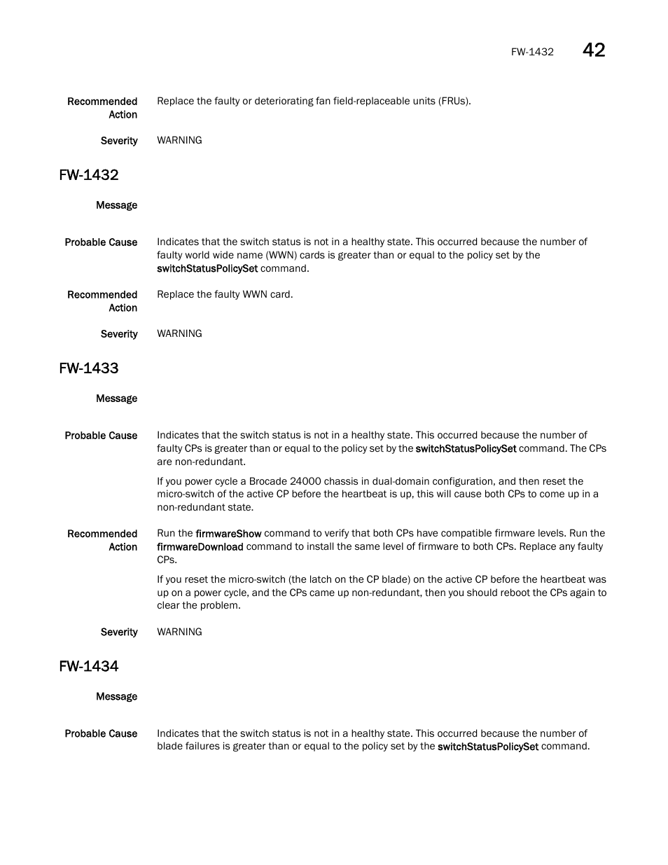 Fw-1432, Fw-1433, Fw-1434 | Dell POWEREDGE M1000E User Manual | Page 419 / 842