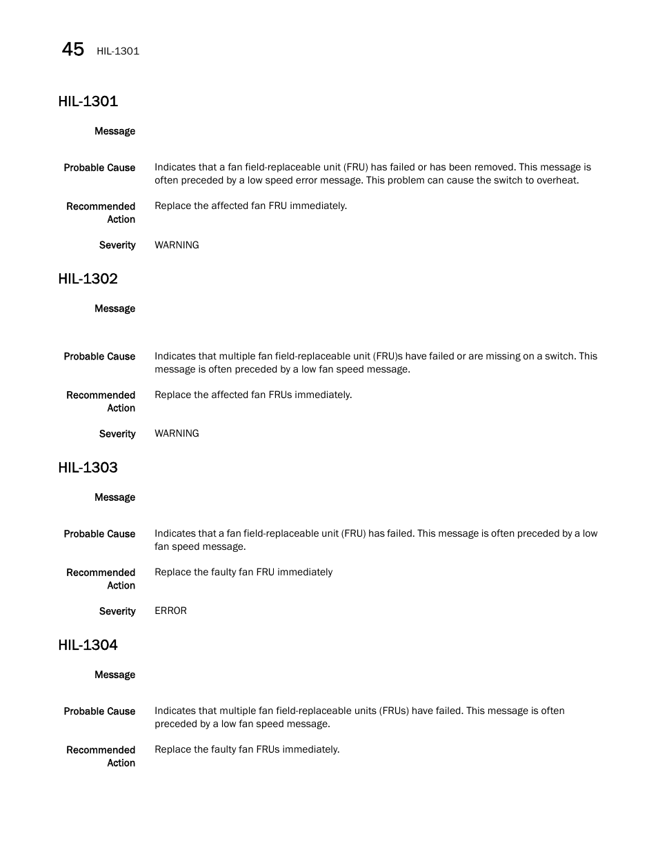Hil-1301, Hil-1302, Hil-1303 | Hil-1304 | Dell POWEREDGE M1000E User Manual | Page 450 / 842
