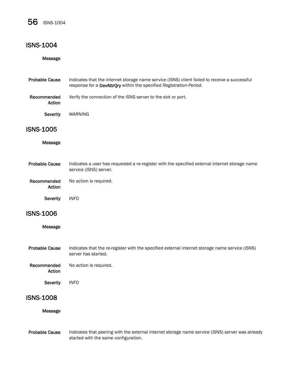 Isns-1004, Isns-1005, Isns-1006 | Isns-1008 | Dell POWEREDGE M1000E User Manual | Page 484 / 842