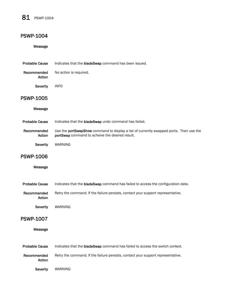 Pswp-1004, Pswp-1005, Pswp-1006 | Pswp-1007 | Dell POWEREDGE M1000E User Manual | Page 558 / 842