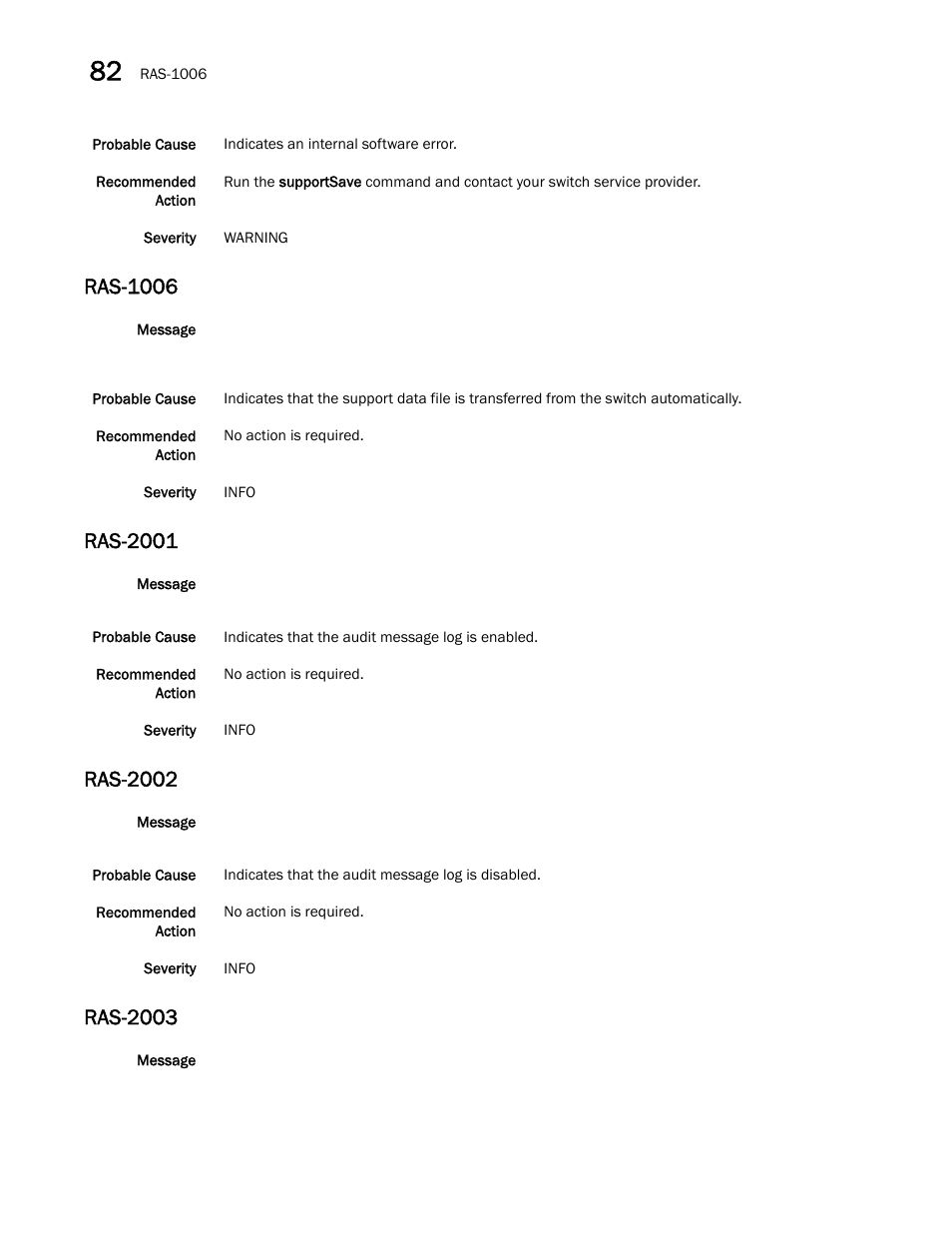 Ras-1006, Ras-2001, Ras-2002 | Ras-2003 | Dell POWEREDGE M1000E User Manual | Page 560 / 842