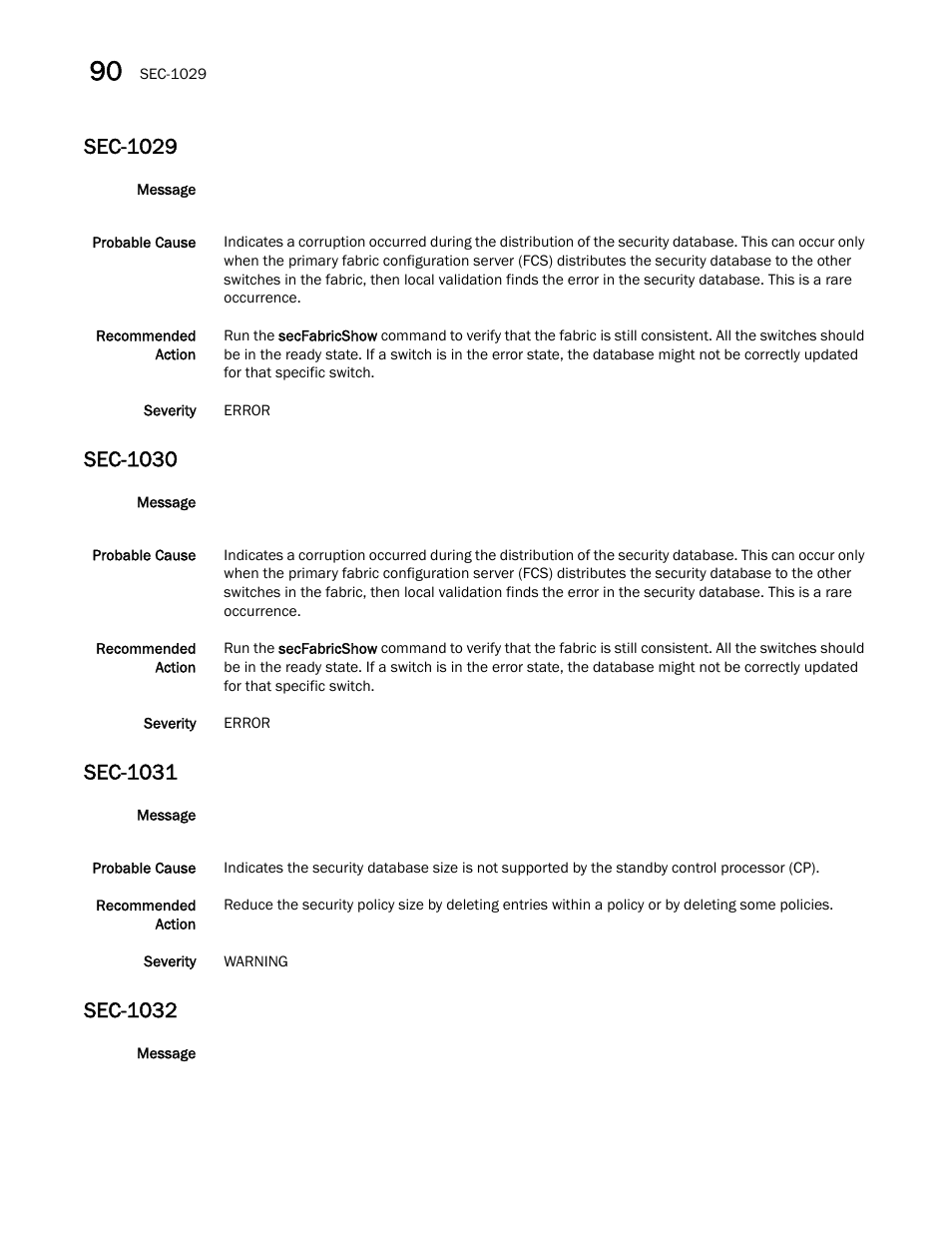 Sec-1029, Sec-1030, Sec-1031 | Sec-1032 | Dell POWEREDGE M1000E User Manual | Page 584 / 842