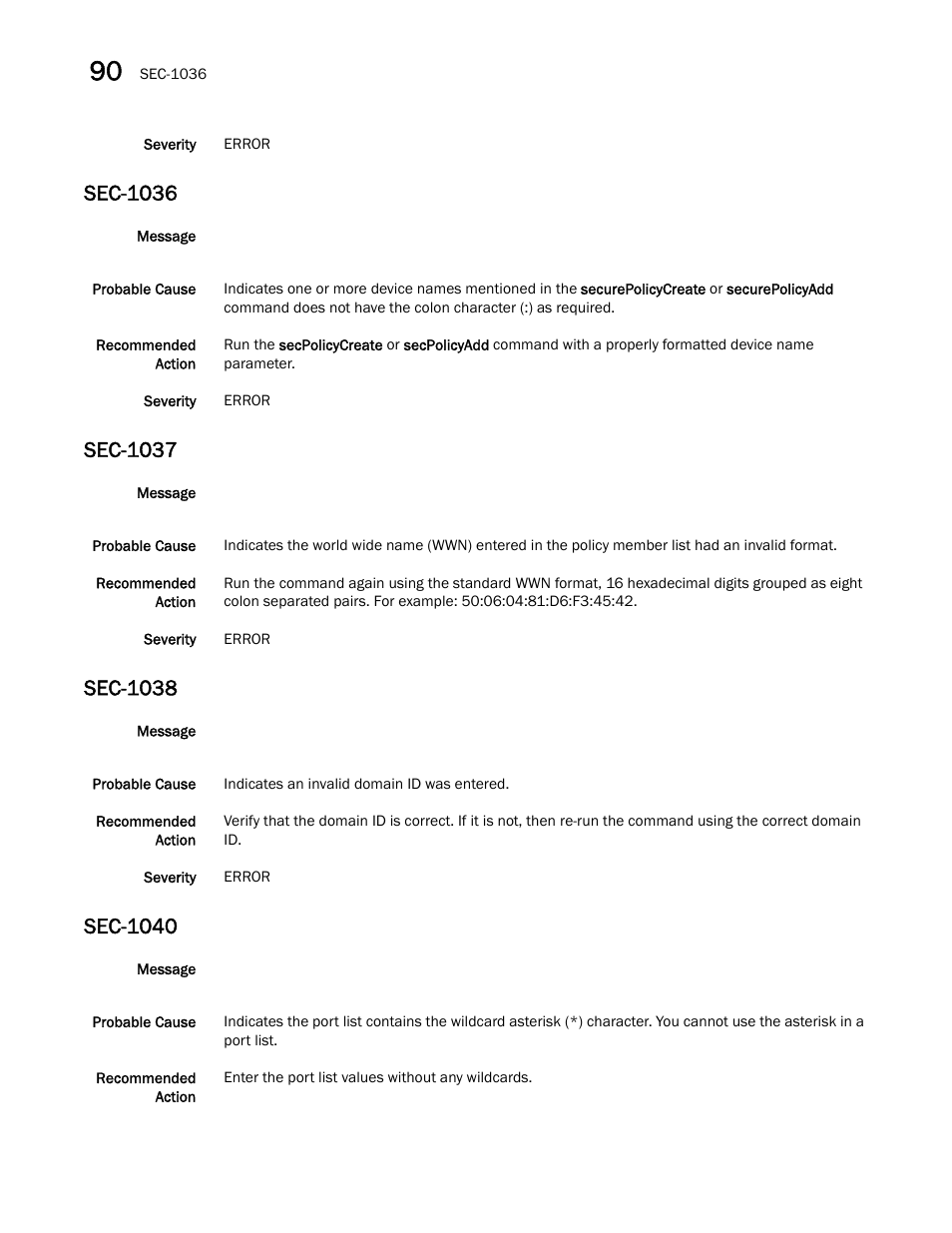 Sec-1036, Sec-1037, Sec-1038 | Sec-1040 | Dell POWEREDGE M1000E User Manual | Page 586 / 842