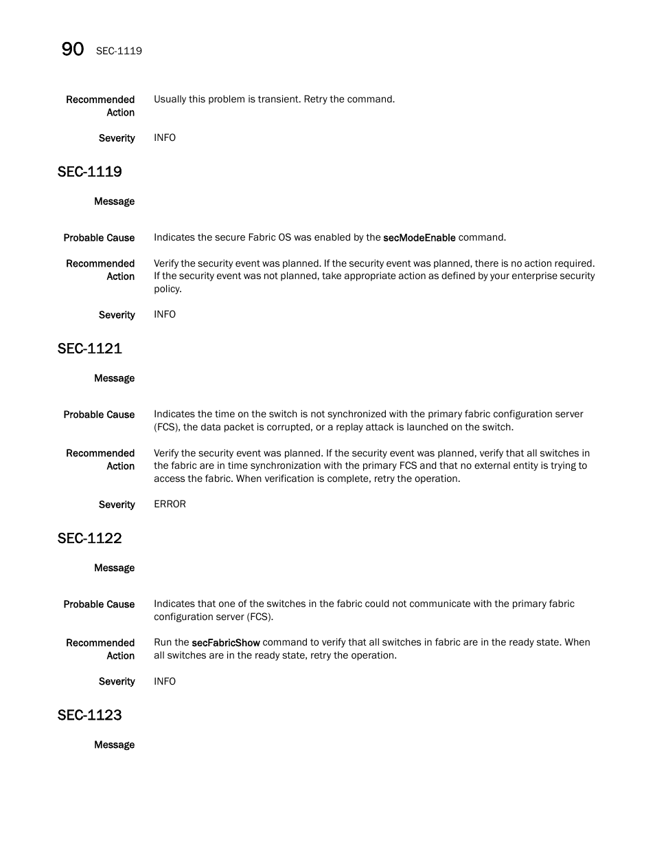 Sec-1119, Sec-1121, Sec-1122 | Sec-1123 | Dell POWEREDGE M1000E User Manual | Page 606 / 842
