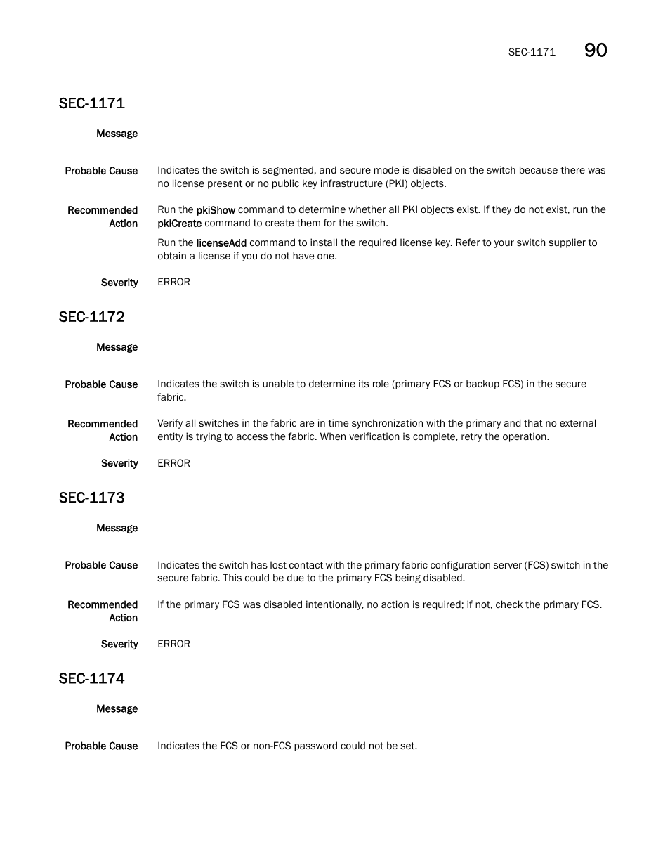 Sec-1171, Sec-1172, Sec-1173 | Sec-1174 | Dell POWEREDGE M1000E User Manual | Page 615 / 842