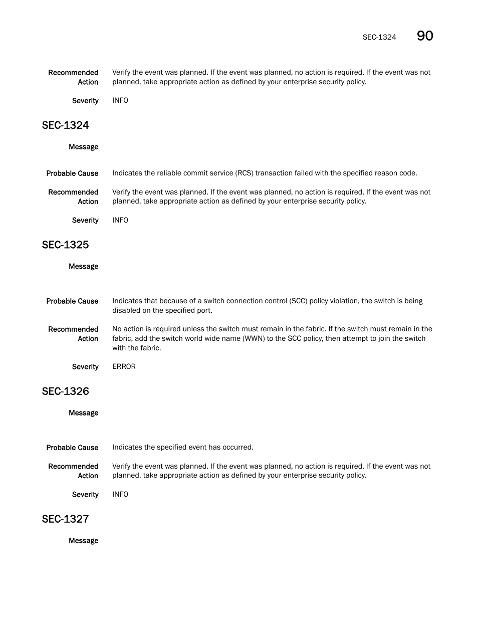 Sec-1324, Sec-1325, Sec-1326 | Sec-1327 | Dell POWEREDGE M1000E User Manual | Page 631 / 842