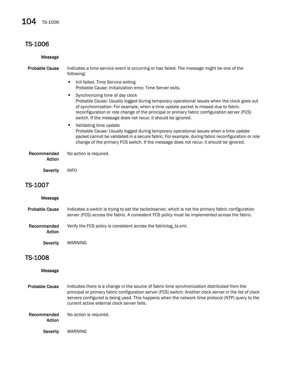Ts-1006, Ts-1007, Ts-1008 | Dell POWEREDGE M1000E User Manual | Page 718 / 842