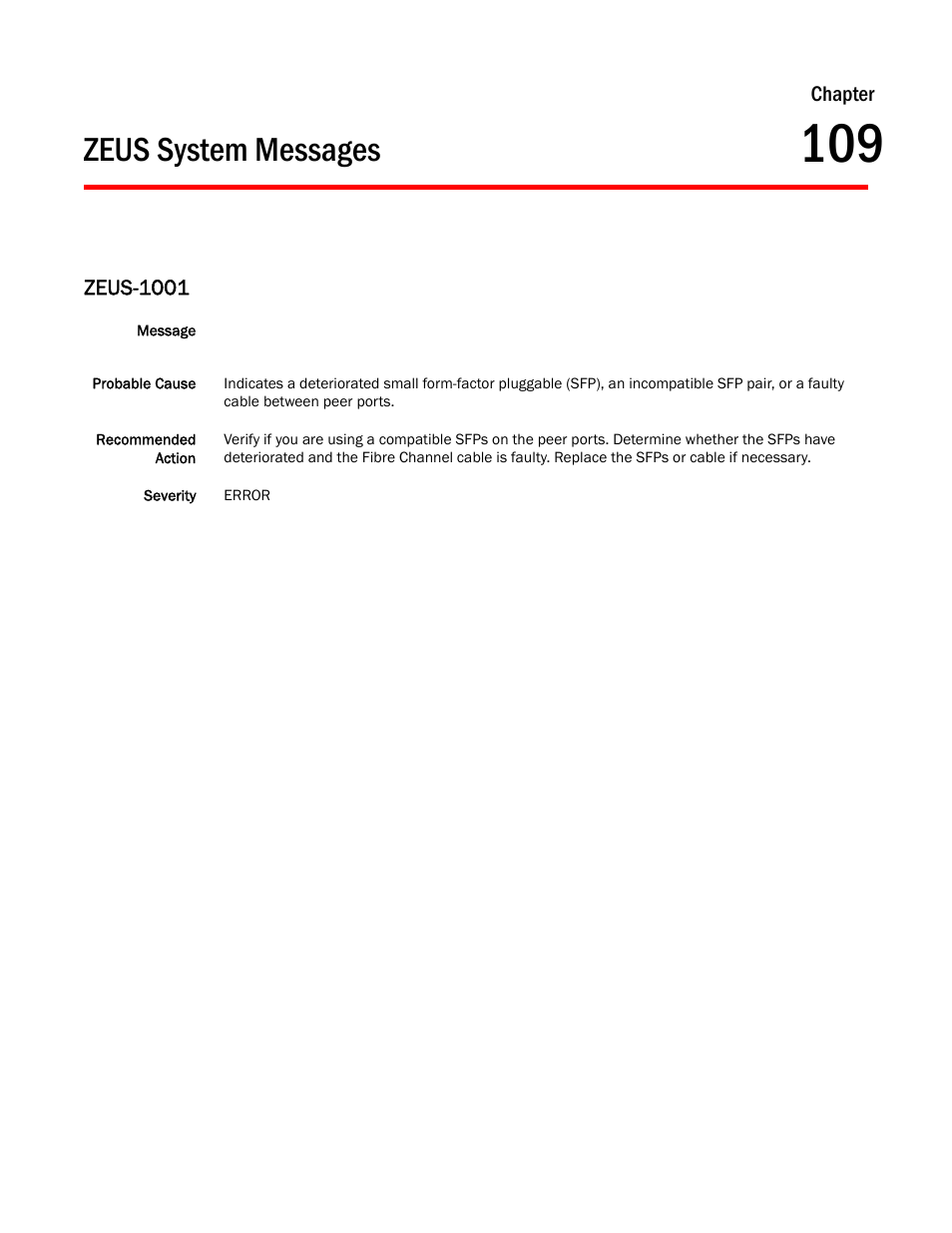 Zeus system messages, Chapter 109 zeus system messages, Zeus-1001 | Dell POWEREDGE M1000E User Manual | Page 729 / 842