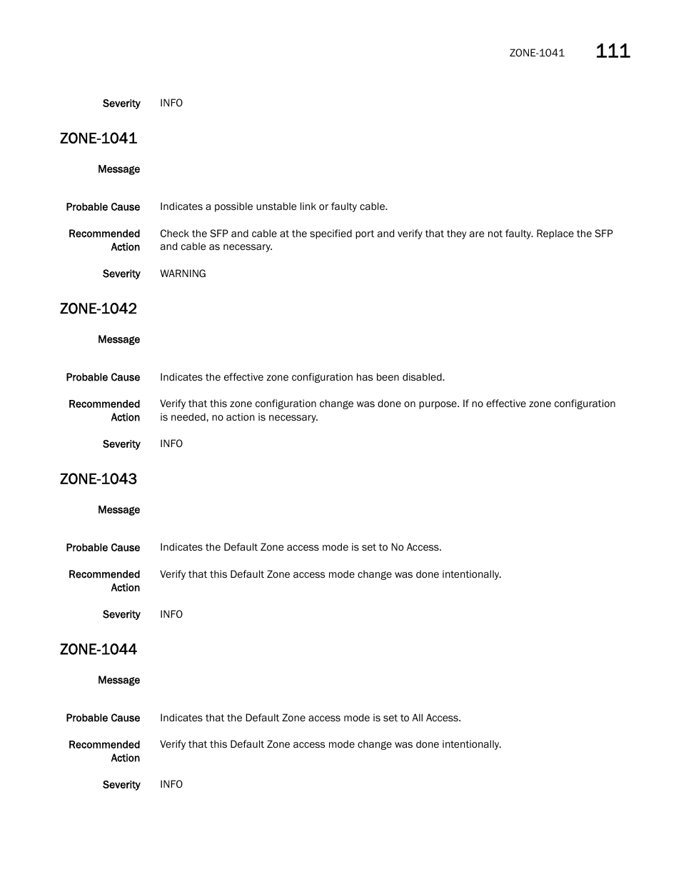 Zone-1041, Zone-1042, Zone-1043 | Zone-1044 | Dell POWEREDGE M1000E User Manual | Page 743 / 842