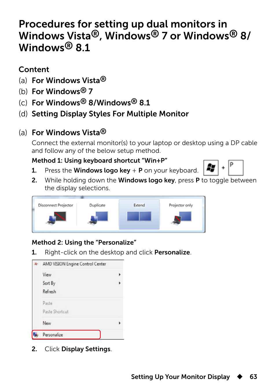 Dell UP2715K Monitor User Manual | Page 63 / 75