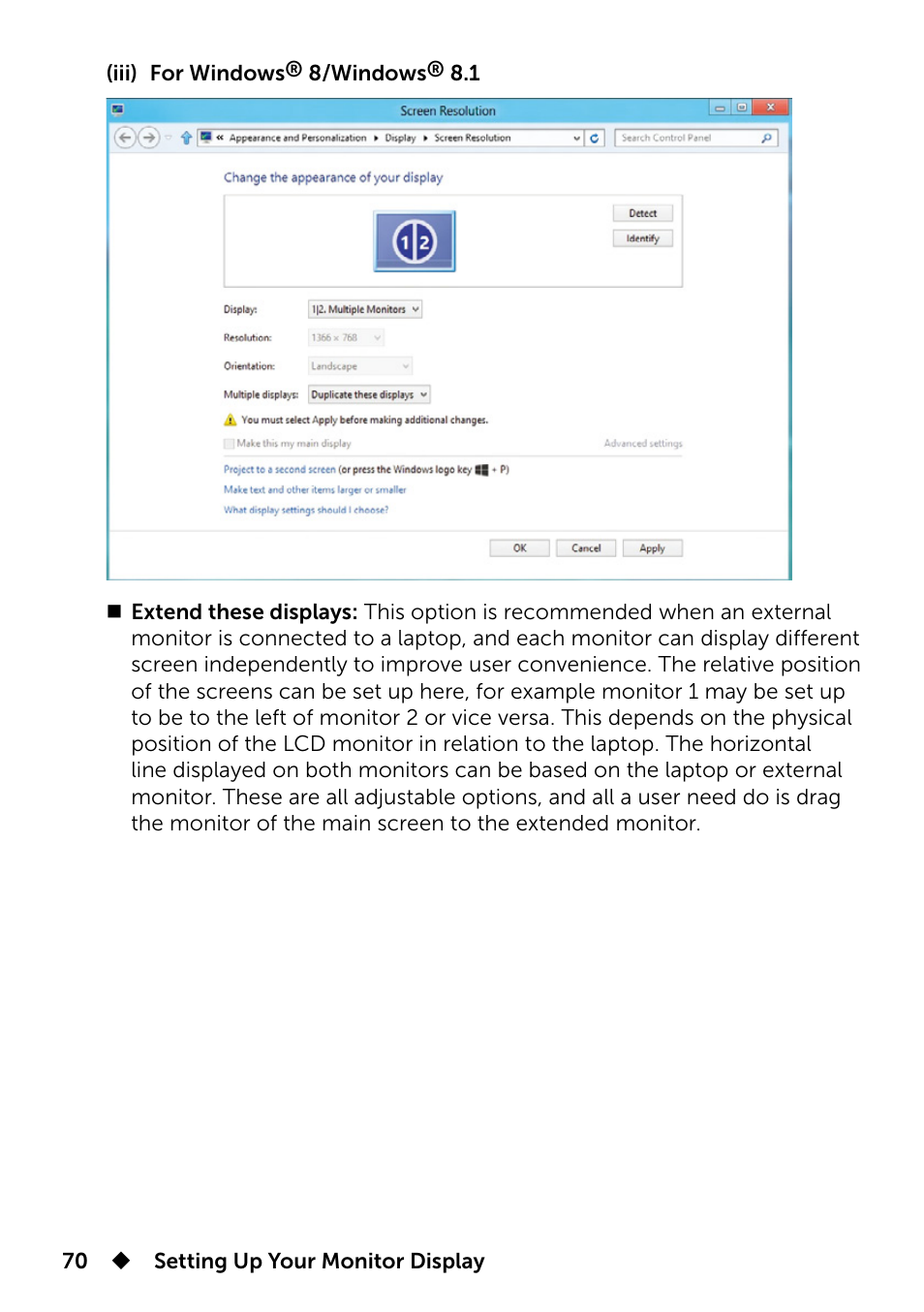 Dell UP2715K Monitor User Manual | Page 70 / 75