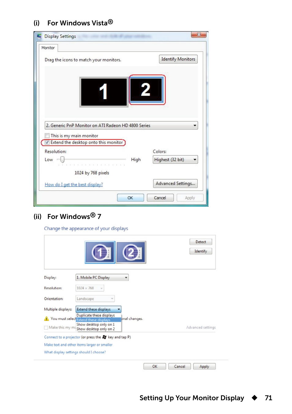 Dell UP2715K Monitor User Manual | Page 71 / 75