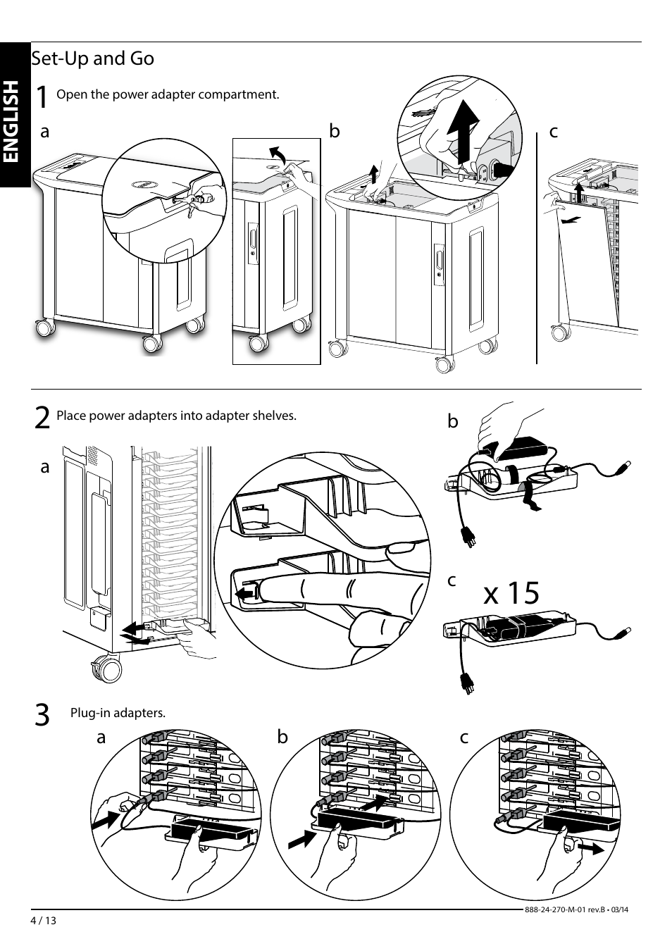 X 15 | Dell Mobile Computing Cart (Managed) User Manual | Page 4 / 13