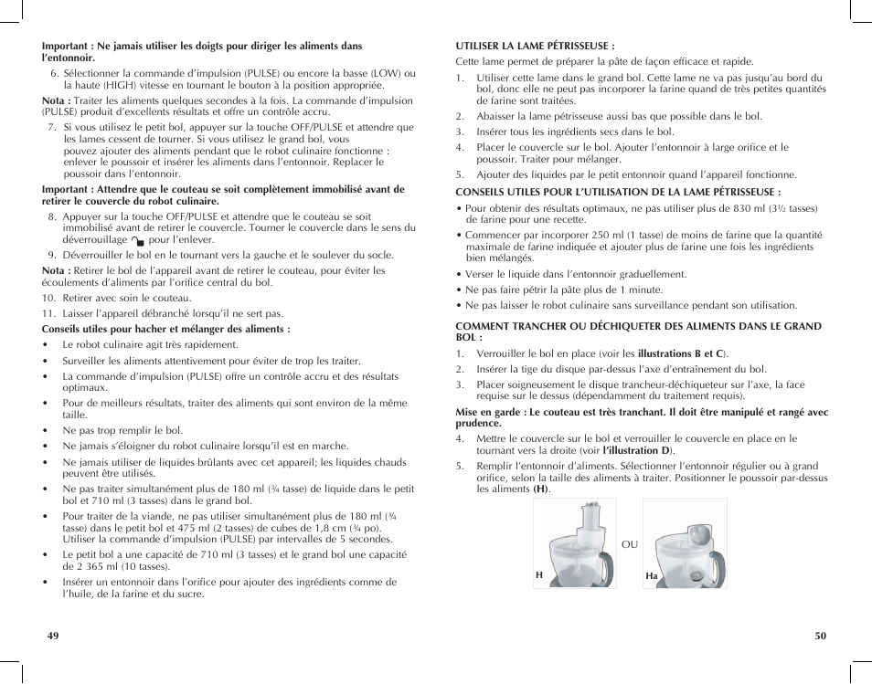 Black & Decker FP2650S User Manual | Page 26 / 37