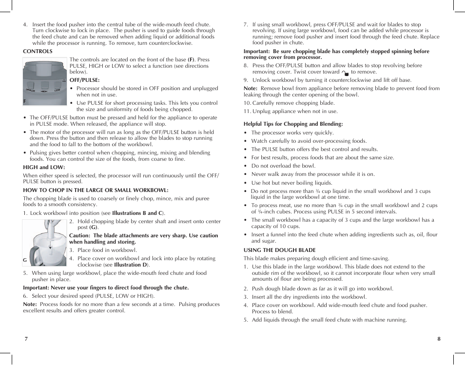 Black & Decker FP2650S User Manual | Page 5 / 37