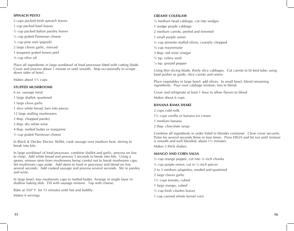 Black & Decker FP2650S User Manual | Page 9 / 37