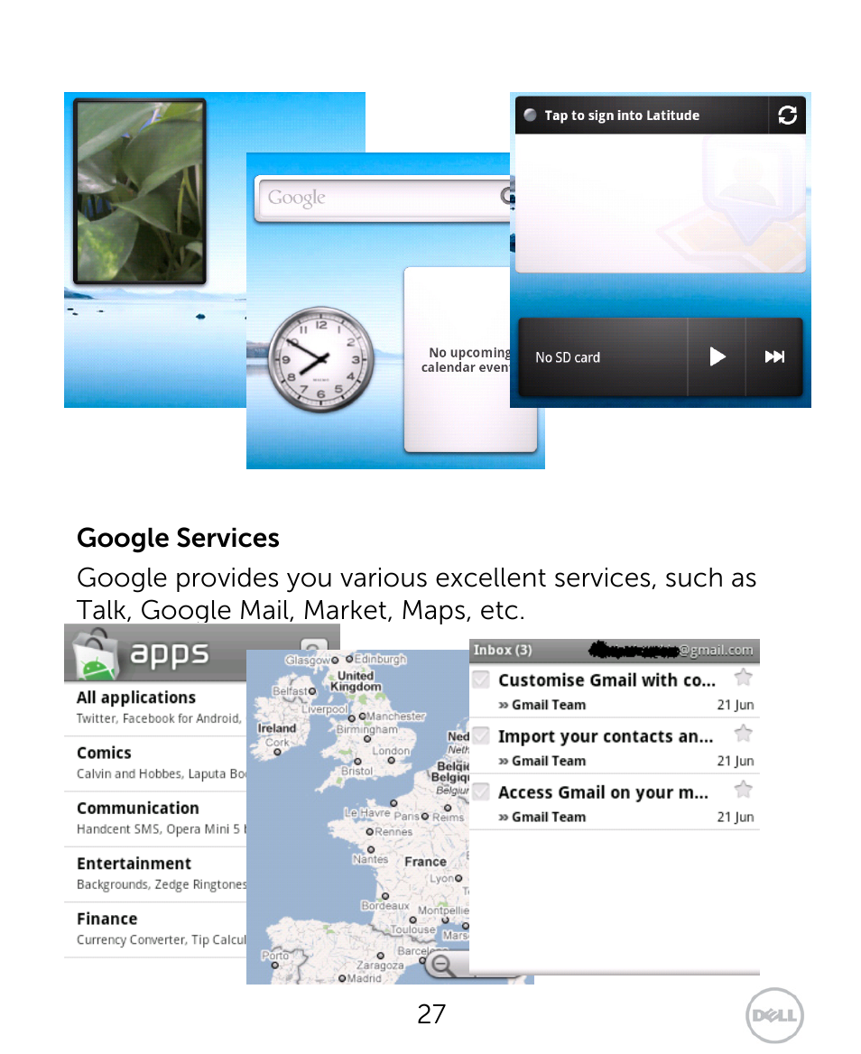 Dell XCD35 Smartphone User Manual | Page 27 / 96