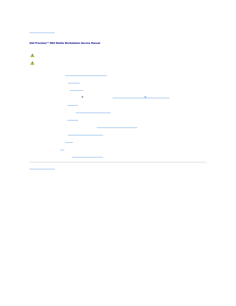 Base | Dell Precision M65 User Manual | Page 2 / 39