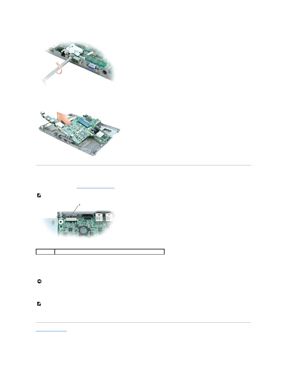 Installing the system board | Dell Precision M65 User Manual | Page 37 / 39