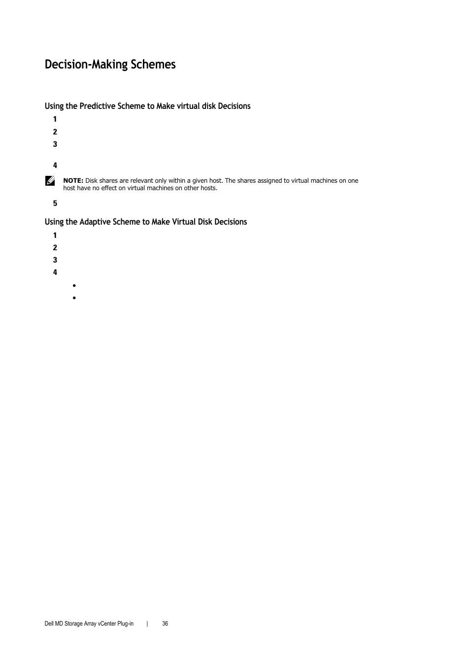 Decision-making schemes | Dell PowerVault MD3000 User Manual | Page 36 / 52