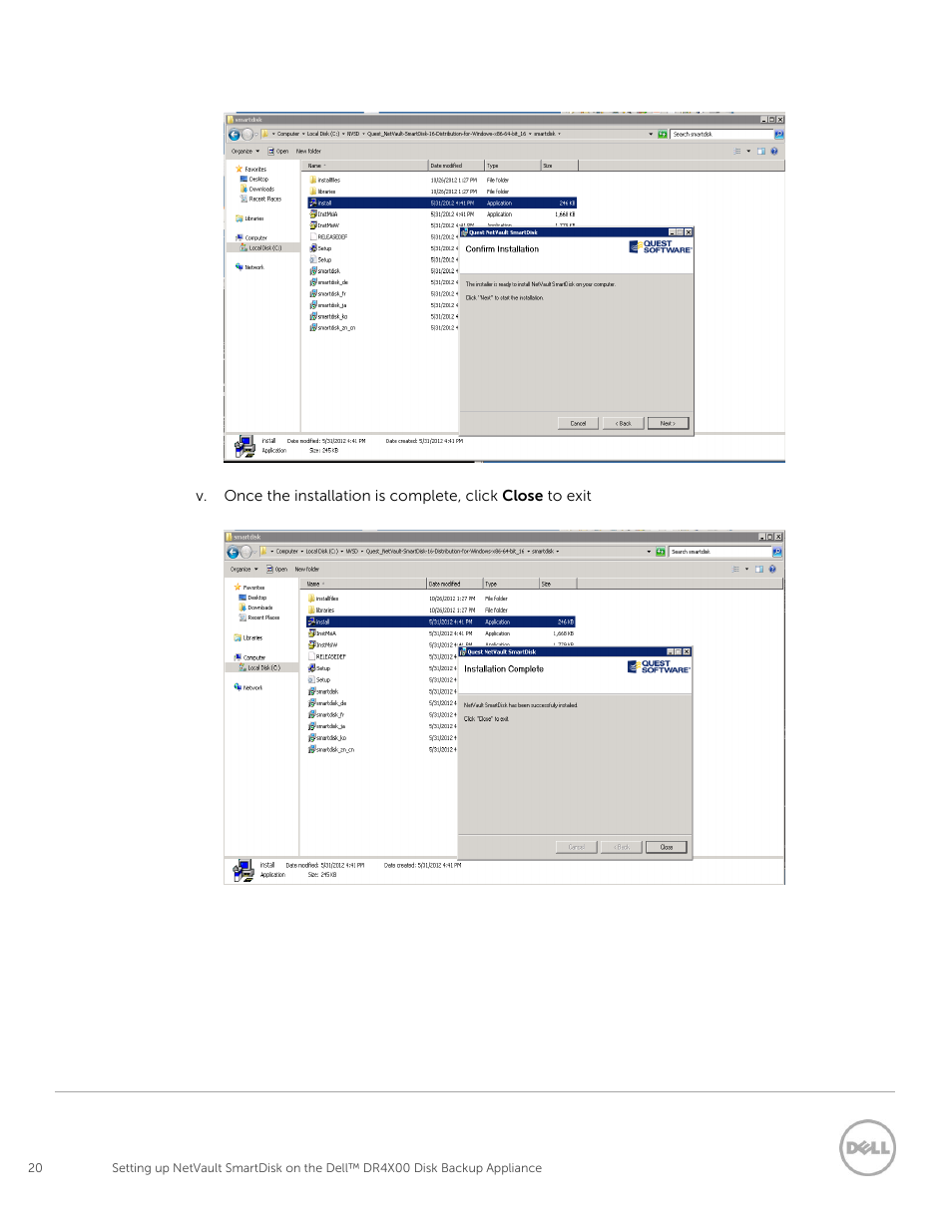 Dell PowerVault DR2000v User Manual | Page 20 / 37