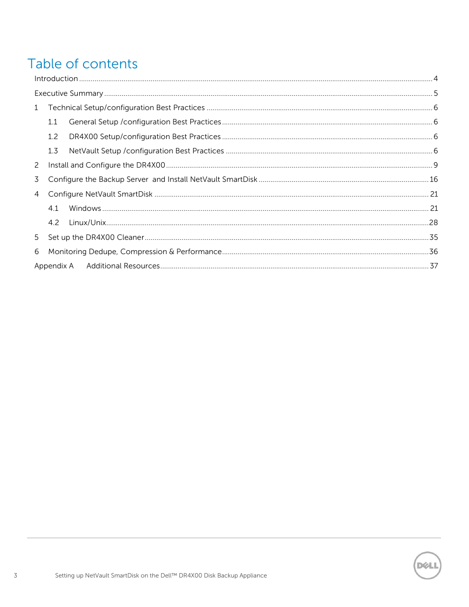 Dell PowerVault DR2000v User Manual | Page 3 / 37