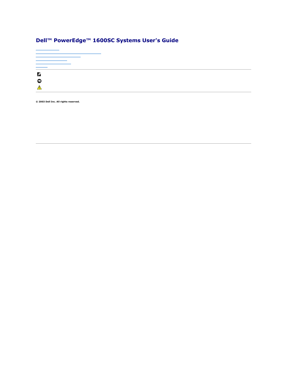 Dell PowerEdge 1600SC User Manual | 43 pages