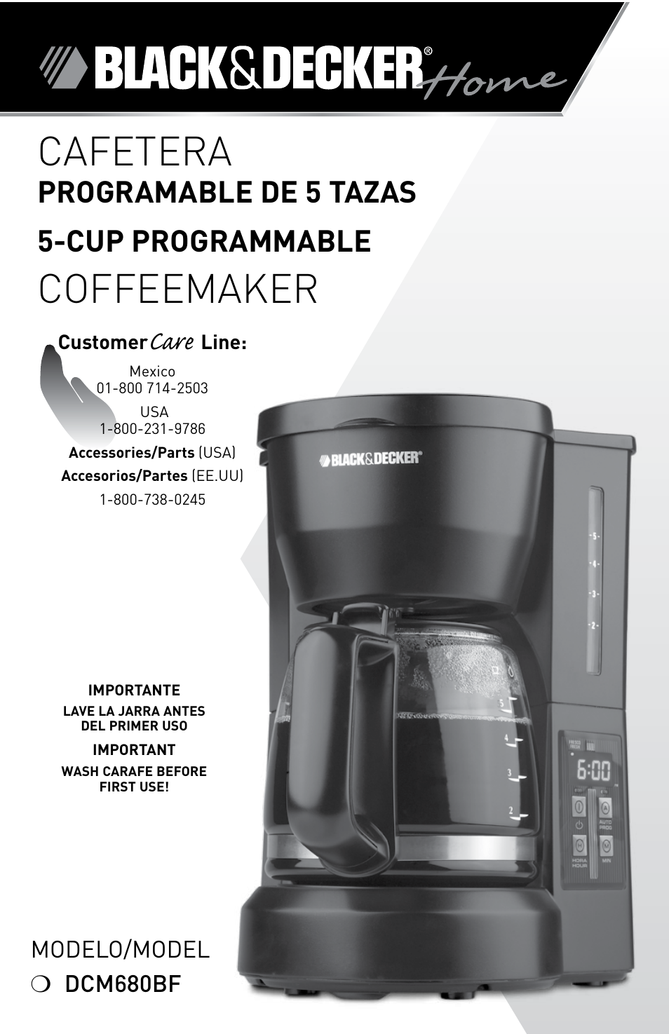 Black & Decker DCM680BF User Manual | 13 pages