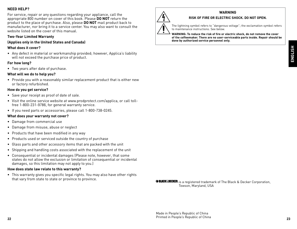 Black & Decker DCM680BF User Manual | Page 12 / 13